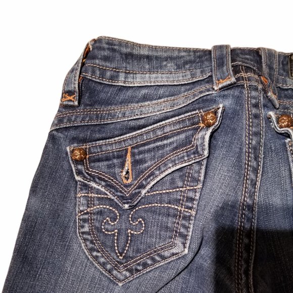 Wmn's ROCK REVIVAL Gwen Boot Cut Jeans (Size 25) - Picture 7 of 9